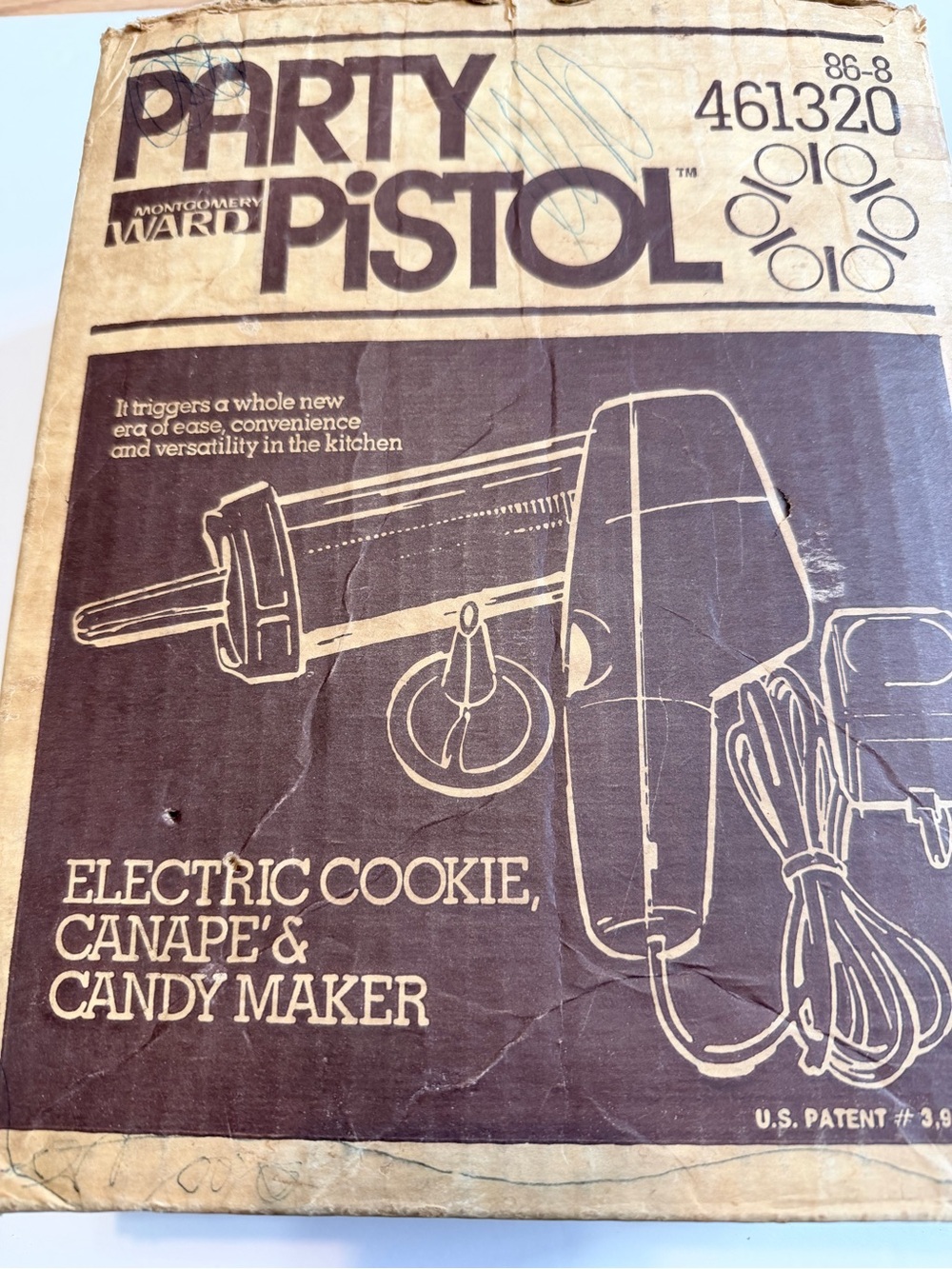 Party Pistol Electric Cookie & Candy Maker - Brown